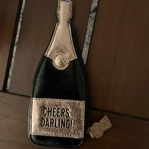 Kate Spade Champagne Bottle coin purse
